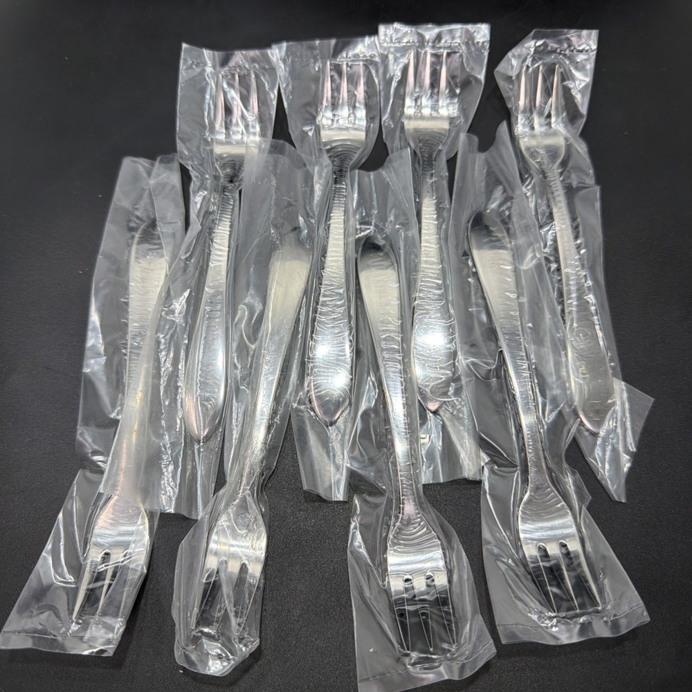 Retroneu KENT 18/8 Stainless Silver/Flatware Cocktail Seafood Fork 5 5/8" Korea